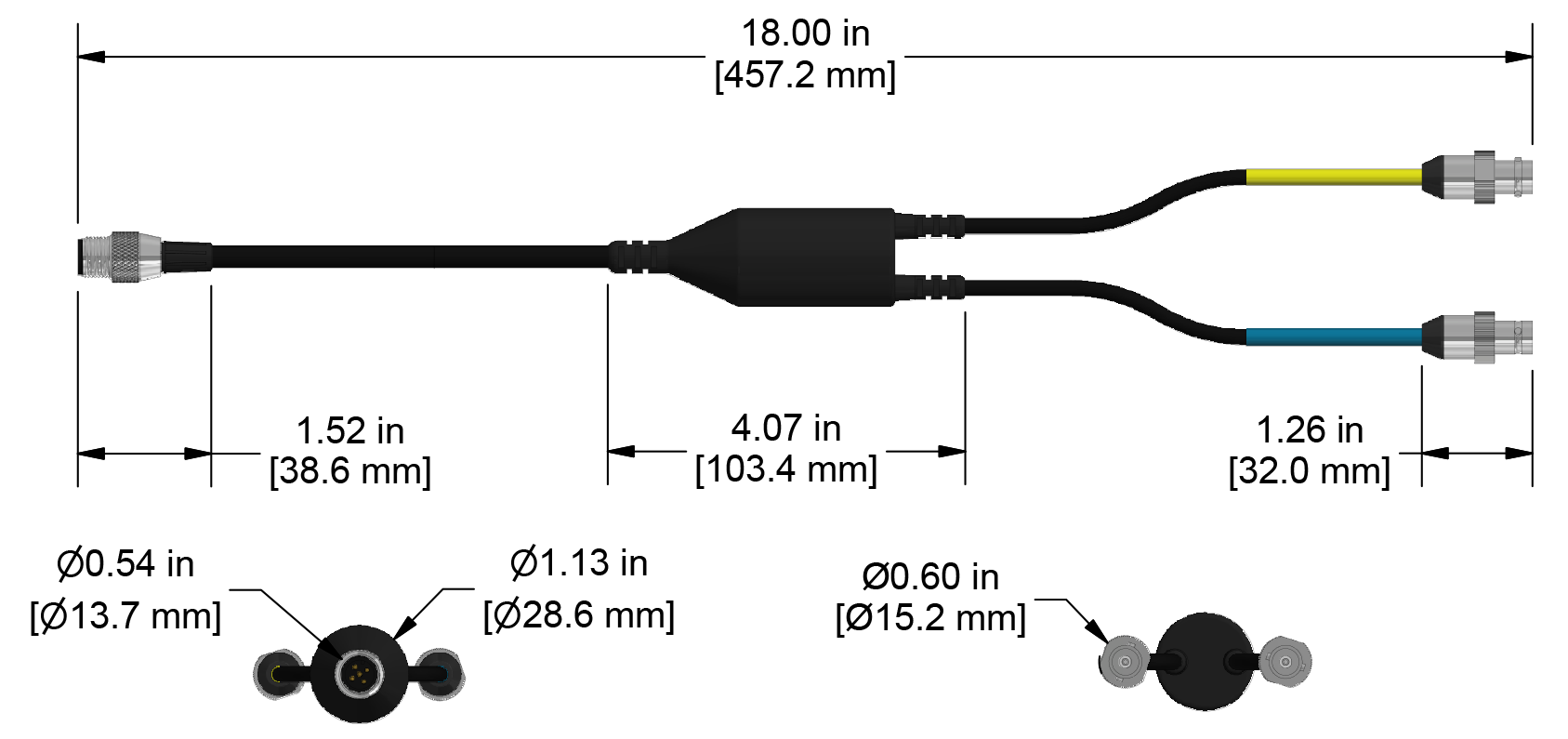 CMX2252 dimension drawing