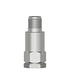A top exit CTC accelerometer mounted on an MH101-1B stainless steel mounting disk.