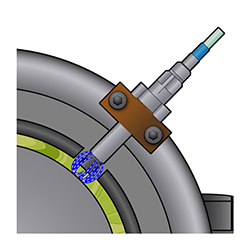 FFv 5mm Proximity Probe Eddy Current Field Diagram