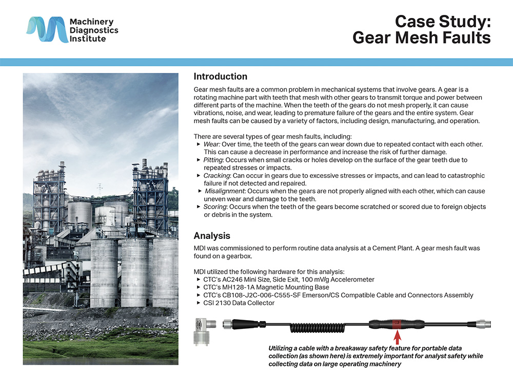 Case Study: Gear Mesh Faults