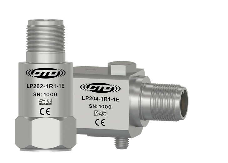 A render of an LP202 top exit loop power sensor and LP204 side exit loop power sensor