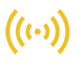 Wireless signal icon.