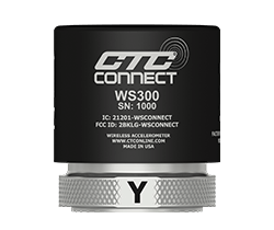 A render of a CTC ConnectSens WS300 wireless condition monitoring sensor