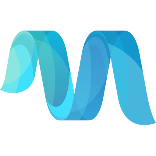 Machinery Diagnostics Institute Logo - stylized image of a blue vibration wave